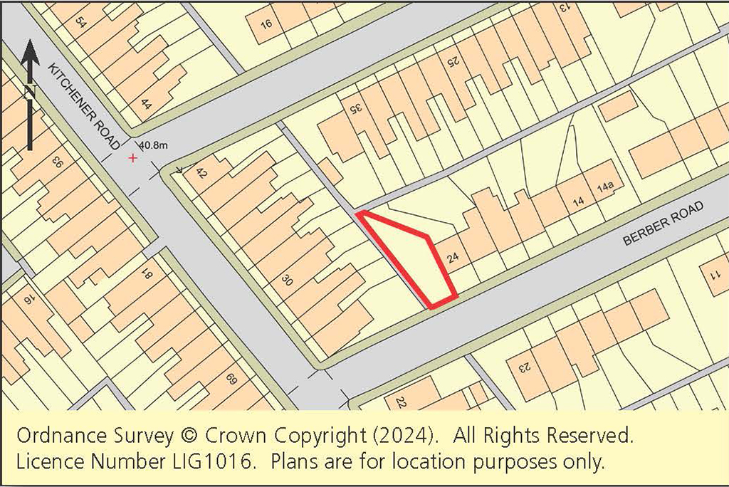 Lot: 128 - LAND WITH PLANNING FOR TWO-BEDROOM HOUSE WITH PARKING -